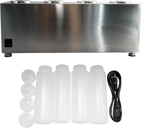 Commercial Electric Sauce Warmer Electric Cheese Sauce Warmer Hot Fudge Warmer Dispenser Cheese Dispenser Warmer with 1 Pump (1 Pump Head) in Saudi Arabia