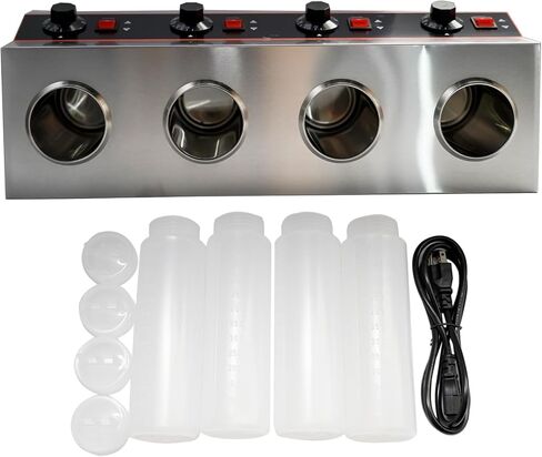 Commercial Electric Sauce Warmer Electric Cheese Sauce Warmer Hot Fudge Warmer Dispenser Cheese Dispenser Warmer with 1 Pump (1 Pump Head) in Saudi Arabia