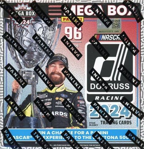2024 Panini Donruss Nascar Racing HUGE Factory Sealed MEGA Box with (2) AUTOGRAPH or MEMORABILIA & 96 Cards! Includes (24) INSERTS or PARALLELS! Including (6) VELOCITY PARALLELS! in Saudi Arabia