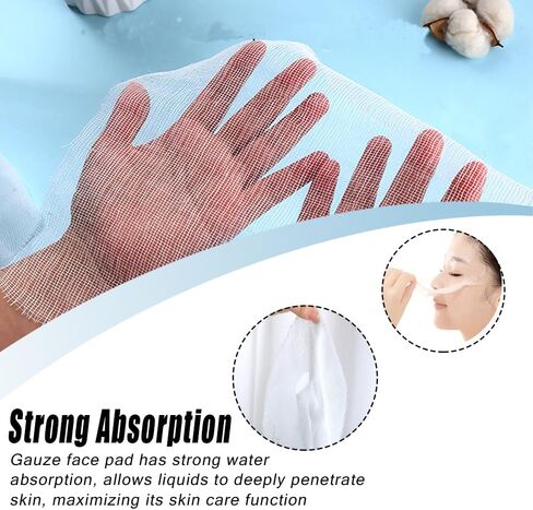 100Pcs Gauze for High Frequency Wand Strong Water Absorption Soft Frequency Face Pads Face Gauze in Kuwait