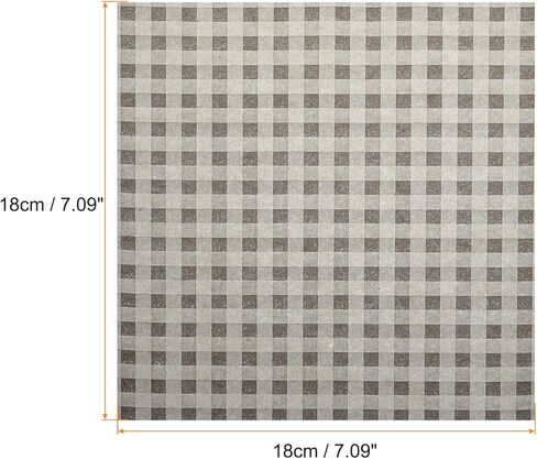HARFINGTON 100PCS Square Square Checkered Wax Paper Sheets - 9.84 "× 9.84" ورقة غلاف غلاف جاف للزيت للسندوتشات ، الخبز ، النزهات ، الخبز ، الهامبرغر - الوردي in Saudi Arabia