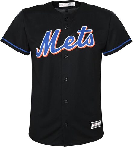 Francisco Lindor New York Mets MLB Kids Youth 8-20 Black Alternate Player Jersey in Saudi Arabia