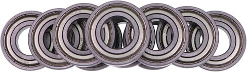 JZGRDN 10PCS Metal Shield Ball Bearing C3 EMQ 6003-ZZ 17x35x10mm in Saudi Arabia