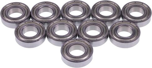 JZGRDN 10PCS Metal Shield Ball Bearing C3 EMQ 6003-ZZ 17x35x10mm in Saudi Arabia