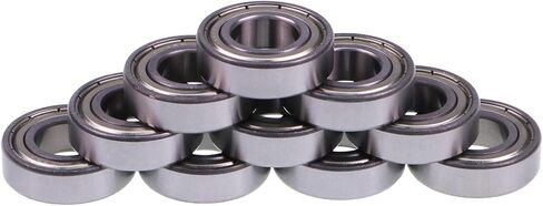 JZGRDN 10PCS Metal Shield Ball Bearing C3 EMQ 6003-ZZ 17x35x10mm in Saudi Arabia