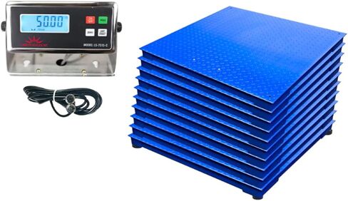 Liberty Multi-Pack Floor Scales | LS-700-2x3 | 24" x 36" | 10X Multi-Pack in Blue Color, 5000 lb x 1 lb in Saudi Arabia