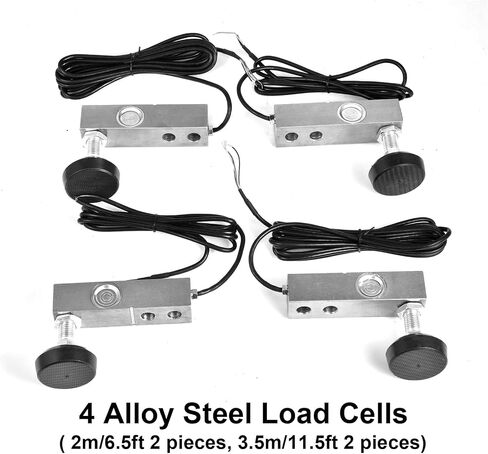 Livestock Scale Kit-10000Lb Capacity Digital Scale,Livestock Scale Platforms with Leveling Feet,High Precision Livestock Floor Scale with Junction Box,4 Two-Ton Sensors for Sheep,Goat,Cattle in Saudi Arabia