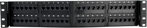Ortronics أو SPA6U 48-Port Tech Choice Angled Patch for Rack Mount in Kuwait