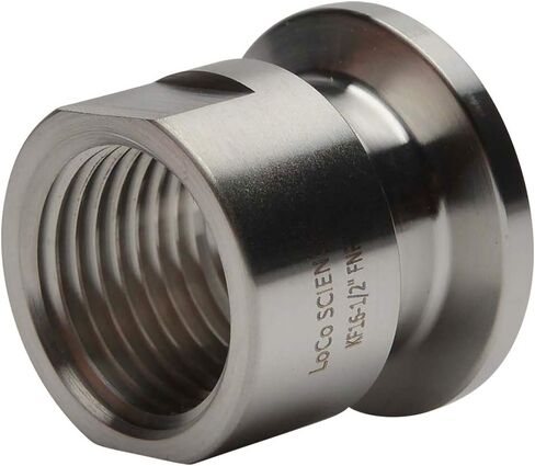محول KF -16 NPT لتجهيزات أنابيب الفراغ ، الفولاذ المقاوم للصدأ - 1/2 "، ذكر in Kuwait