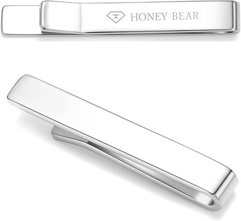 HONEY BEAR 3/6pcs Mens Boys Skinny Tie clip Set Tie Bar for Narrow Tie Gift 4cm in Kuwait