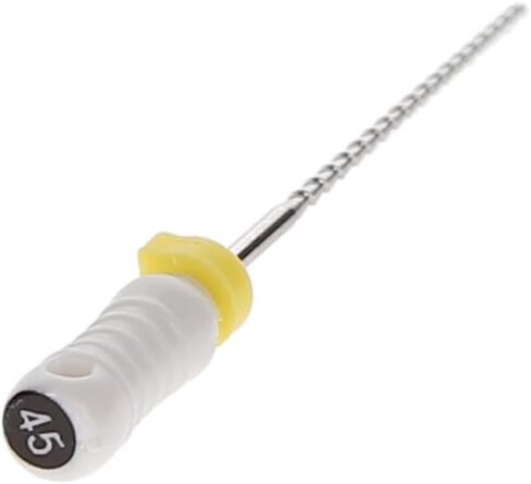 400475 HSB Hedstrom Endodontic Files Stainless Steel 25mm #45 White 6/Pk in Kuwait