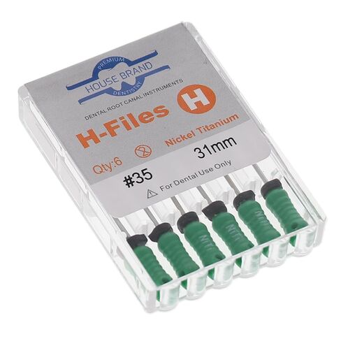 400439 HSB HEDSTROM ENDODONTIC FILES NITI 31MM #35 6/PK in Saudi Arabia
