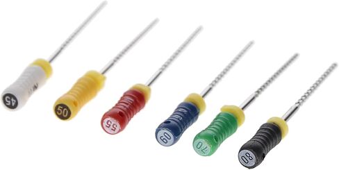 400426 HSB HEDSTROM ENDODONTIC FILES NITI 25MM #45-80 6/PK in Saudi Arabia