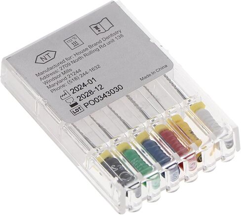 400426 HSB HEDSTROM ENDODONTIC FILES NITI 25MM #45-80 6/PK in Saudi Arabia