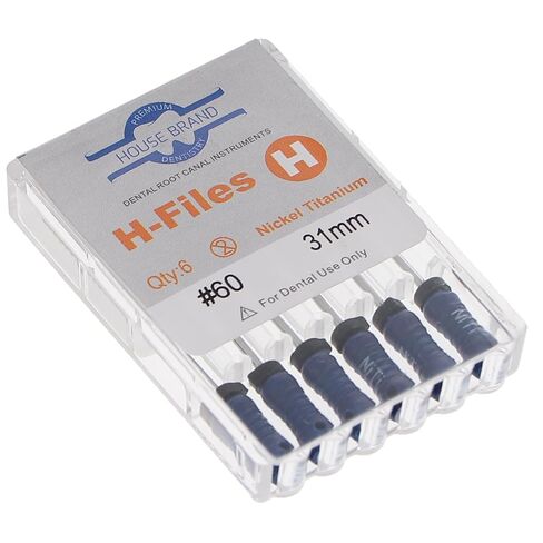 400445 HSB Hedstrom Endodontic Files NiTi 31mm #60 6/Pk in Kuwait