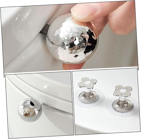 Gadpiparty 4pcs مرحاض غطاء مقبض مقبض مقعد لاصق لزجة مقعد مقعد مقعد سهلة الاستخدام سهلة الاستخدام in Kuwait