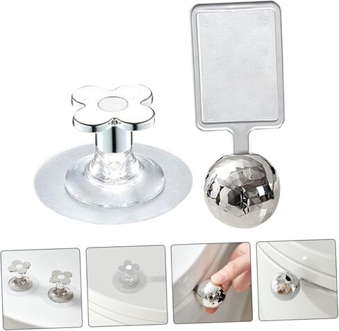Gadpiparty 4pcs مرحاض غطاء مقبض مقبض مقعد لاصق لزجة مقعد مقعد مقعد سهلة الاستخدام سهلة الاستخدام in Kuwait