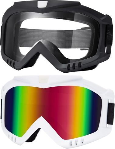 KINGBIKE Dirt Bike Goggles ATV Motorcycle Goggles 3&2 Pack Motocross Windproof MTB Goggle for Adults Men Women in Kuwait