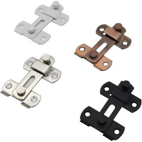 Sliding Barn Door Latch Locking Sliding 90 Degree Right Angle Door Lock Gate Bolt Wine Cabinet Closet Window Door Lock Plug 1Pcs (Color : Black Large) in Saudi Arabia