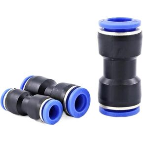 Pneumatic Fittings Fitting Plastic Connector PU4mm 6mm 8mm 10mm PG for Air Water Hose Tube Push in Straight Gas Quick Connection(PU-14) in Saudi Arabia