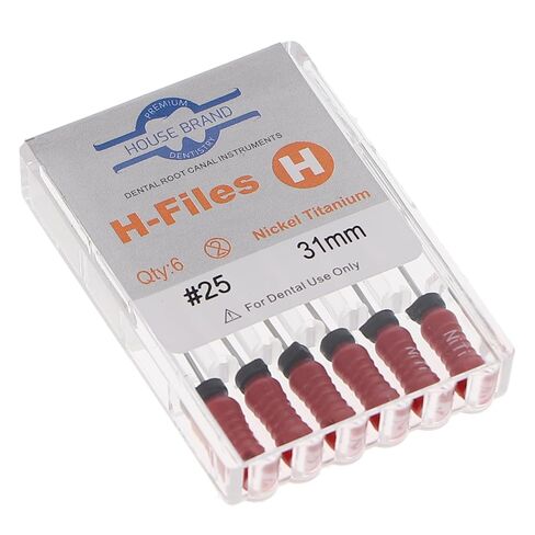 400437 HSB Hedstrom Endodontic Files NiTi 31mm #25 6/Pk in Kuwait