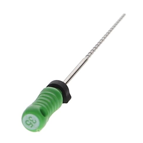 400489 HSB Hedstrom Endodontic Files Stainless Steel 31mm #35 Green 6/Pk in Saudi Arabia