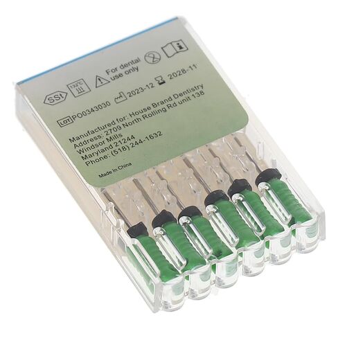 400489 HSB Hedstrom Endodontic Files Stainless Steel 31mm #35 Green 6/Pk in Saudi Arabia