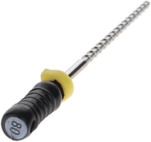 400481 HSB Hedstrom Files Indodontic Files Stainless Steel 25mm #80 Black 6/PK in Saudi Arabia