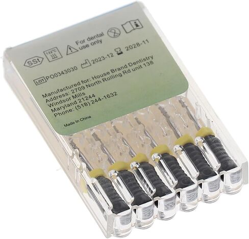 400481 HSB Hedstrom Files Indodontic Files Stainless Steel 25mm #80 Black 6/PK in Saudi Arabia
