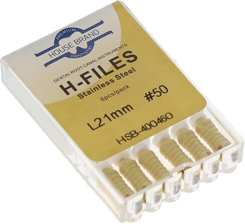 400460 HSB Hedstrom Files 21mm #50 الصلب الأصفر المقاوم للصدأ 6/PK in Saudi Arabia