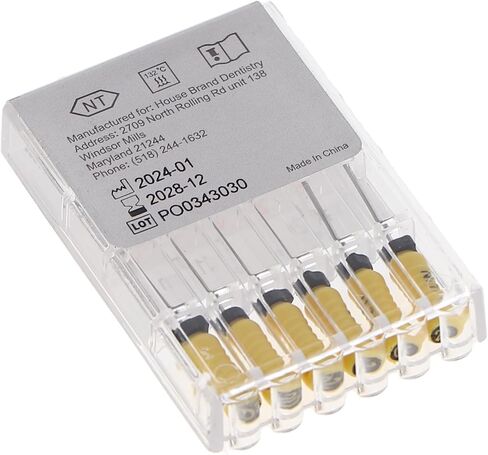400436 HSB HEDSTROM ENDODONTIC FILES NITI 31MM #20 6/PK in Saudi Arabia