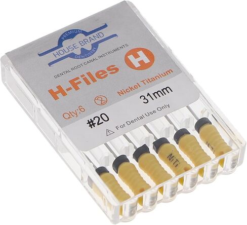 400436 HSB HEDSTROM ENDODONTIC FILES NITI 31MM #20 6/PK in Saudi Arabia