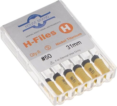 400443 HSB HEDSTROM Indodontic Files NITI 31MM #50 6/PK in Saudi Arabia