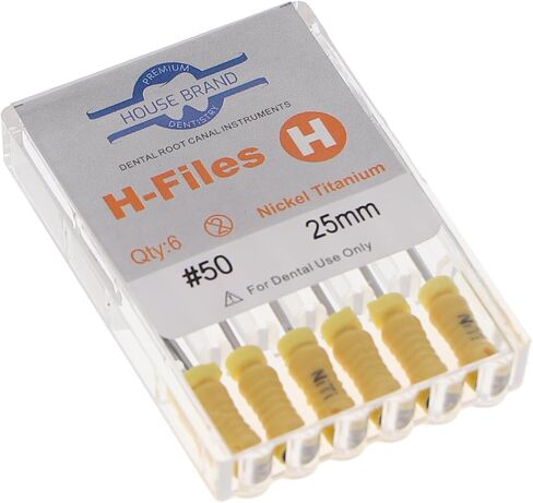 400427 HSB HEDSTROM ENDODONTIC FILES NITI 25MM #50 6/PK in Saudi Arabia