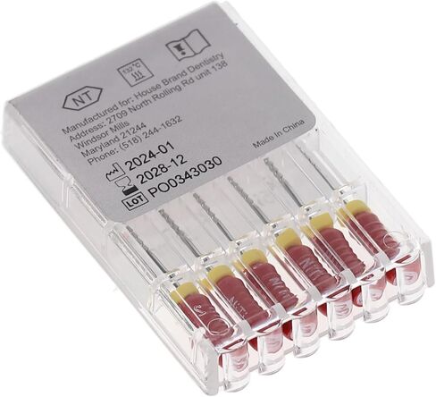 400428 HSB HEDSTROM ENDODONTIC FILES NITI 25MM #55 6/PK in Saudi Arabia