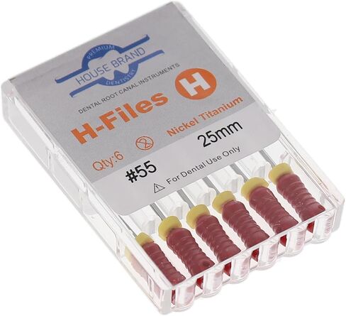 400428 HSB HEDSTROM ENDODONTIC FILES NITI 25MM #55 6/PK in Saudi Arabia