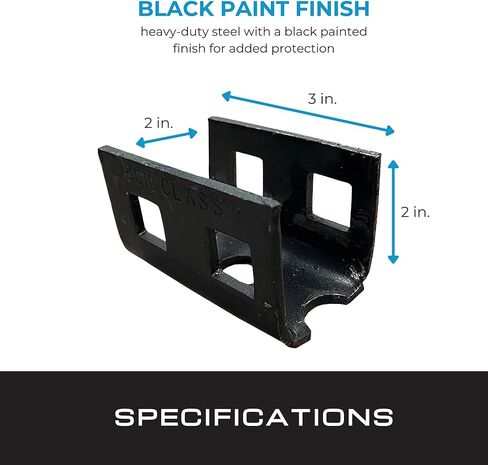 Tie Down – 4‑Pack Double Head Concrete Anchors – Black Made of Steel– Head Only – HUD & RADCO Certified – for Manufactured Housing & Concrete Slab Anchoring in Kuwait