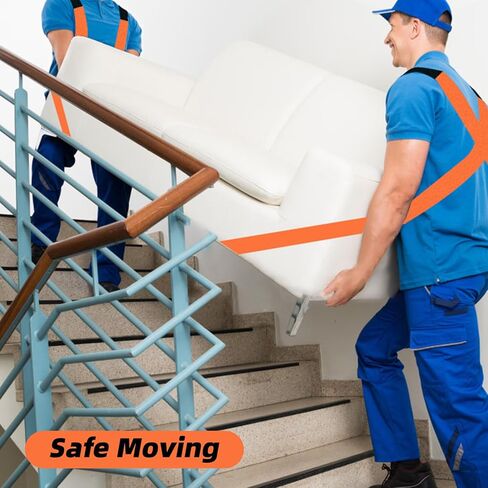 Moving Straps, 2-Person Lifting and Moving System,Lifting Straps Moving for Furniture,Shoulder Lifting Strap for Heavy Lifting, Appliances, Mattresses, Heavy Objects in Kuwait