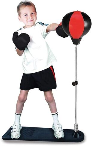 Solid Punching Ball Stand and Gloves in Saudi Arabia