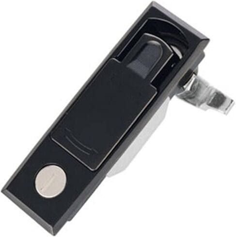 Compression Latch Lock Trigger Latch Lock Zinc Alloy Adjustable Lever Hand Operated Compression Latch Flush Silvers 1Pcs (Color : Black) in Saudi Arabia