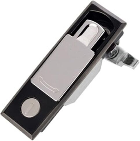 Compression Latch Lock Trigger Latch Lock Zinc Alloy Adjustable Lever Hand Operated Compression Latch Flush Silvers 1Pcs (Color : Black) in Saudi Arabia