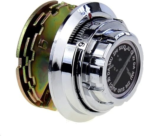 Mechanical Code Disk Lock 3 Discs Vault Password Lock Safe Deposit Box Accessories 1Pcs in Saudi Arabia