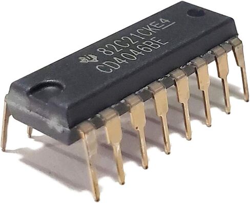 CD4046BE CD4046B CD4046 CMOS Micropower Phase-Locked Loop Breadboard-Friendly IC DIP-16 (Pack of 20) in Saudi Arabia
