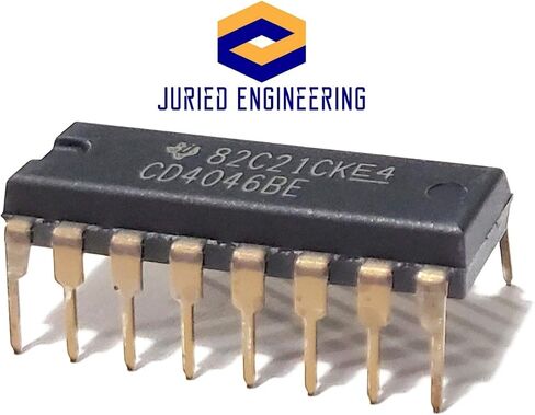 CD4046BE CD4046B CD4046 CMOS Micropower Phase-Locked Loop Breadboard-Friendly IC DIP-16 (Pack of 20) in Saudi Arabia