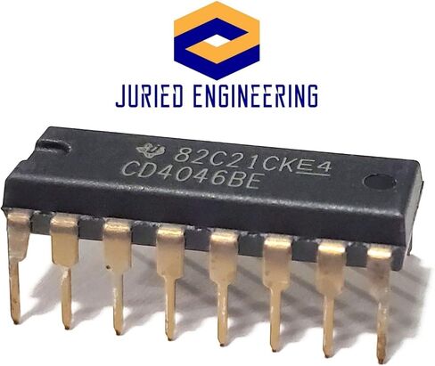 CD4046BE CD4046B CD4046 CMOS Micropower Phase-Locked Loop Breadboard-Friendly IC DIP-16 (Pack of 20) in Saudi Arabia