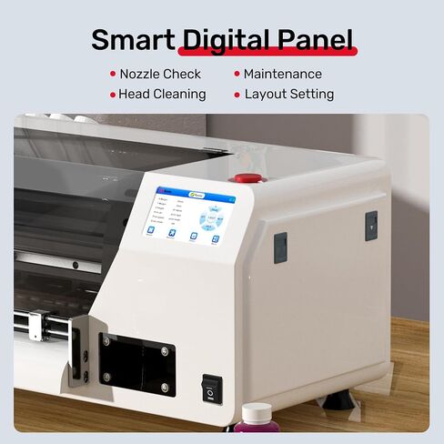 طابعة inksonic XP600 DTF مع شاكر ومسحوق المجفف ، حزمة طابعة A3 DTF ، آلة نقل DTF لطباعة القمصان ، الصيانة التلقائية ، تداول الحبر الأبيض ، قاطع الفيلم ، الصحافة الحرارية ، U13 in Kuwait