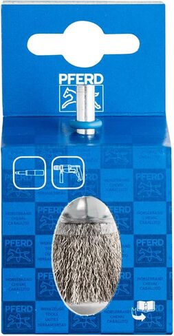 PFERD Brush Brush Untwisted PBU | Diameter 20 mm Shaft Diameter 6 mm SiC Filament Diameter 0.90 | 43298006 - for Straight Sanders, Drills, Bending Shafts in Saudi Arabia
