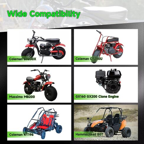 Mini Bike Pull Pull START ASSEMBLY RECOIL Starter متوافق مع Predator 212CC 196CC COLEMAN CT200U CT200U-EX BT200X KT196 GO KART GX160 6.5HP OHV LAWN MOWN MOWEN in Kuwait