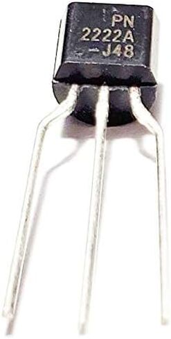 ON Semiconductor/Fairchild PN2222A PN2222 2222 NPN, 40 V, 300 MHz, 625 mW, 1 A, 300 hFE Epitaxial Silicon Bipolar Transistors (Pack of 25) in Saudi Arabia