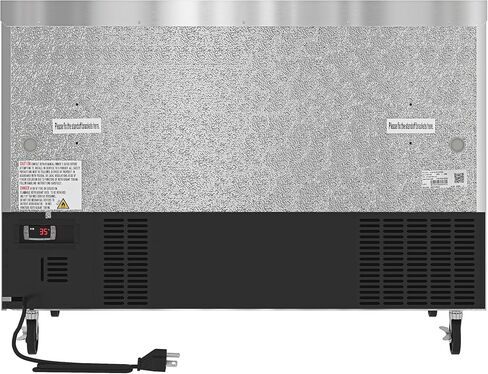 Koolmore KM-UCR-2DSS 48 in. ثلاجة تجارية ثنائية الأبواب في الفولاذ المقاوم للصدأ مع العجلات ، ETL المدرجة ، 11 Cu. قدم ، الفضة in Kuwait